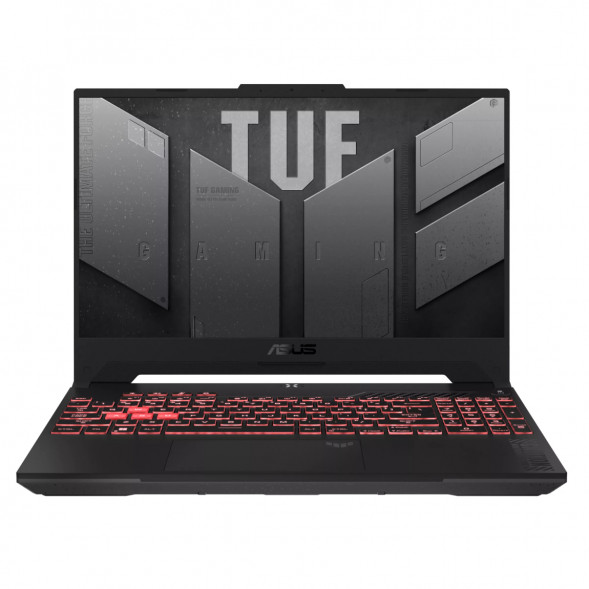 Ноутбук ASUS TUF Gaming A17 FA707NUG-HX156 (17.3&amp;quot;, IPS, 6 ядер, AMD Ryzen 7 7445HS 3.2 ГГц, 16 ГБ DDR5, SSD 512 ГБ, NVIDIA GeForce RTX 4050 - 6 ГБ, без ОС), черный в Костроме