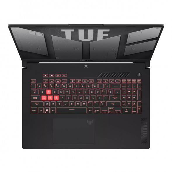 Ноутбук ASUS TUF Gaming A17 FA707NUG-HX156 (17.3&amp;quot;, IPS, 6 ядер, AMD Ryzen 7 7445HS 3.2 ГГц, 16 ГБ DDR5, SSD 512 ГБ, NVIDIA GeForce RTX 4050 - 6 ГБ, без ОС), черный в Костроме