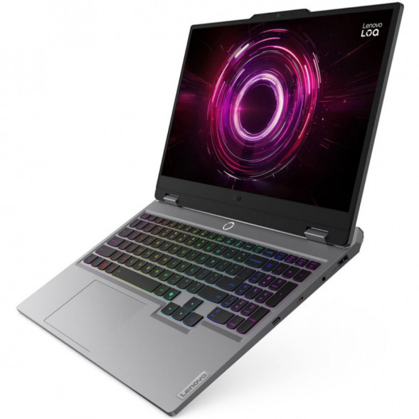 Ноутбук Lenovo LOQ 15AHP10 (83JG003DPB) (15.6&amp;quot;,  IPS, AMD Ryzen 5 220, 6 ядер, 16 ГБ DDR5, SSD 512 ГБ, NVIDIA GeForce RTX 5050 - 8 ГБ, без ОС), серый в Костроме