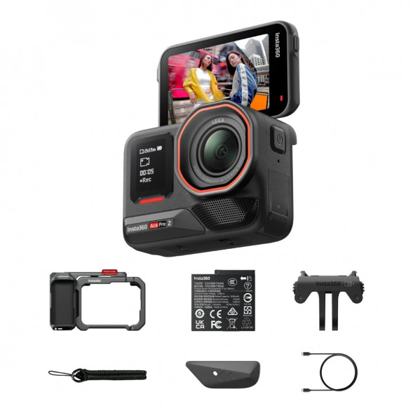 Экшн-камера Insta360 Ace Pro 2 Single Battery Xplorer Bundle, Gray в Костроме