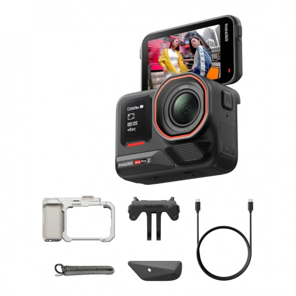 Экшн-камера Insta360 Ace Pro 2 Single Battery Xplorer Bundle, Silver в Костроме
