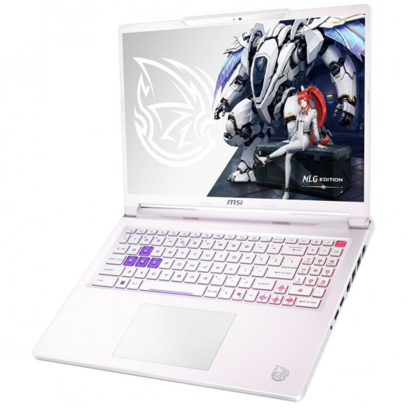 Ноутбук MSI Crosshair A16 HX MLG Edition E8WGXK-089XRUY (16&amp;quot;, IPS, AMD Ryzen 9 8940HX 2.4ГГц, 16 ядер, 16ГБ DDR5, 1ТБ SSD, NVIDIA GeForce RTX 5070 - 12 ГБ, без ОС), белый в Костроме