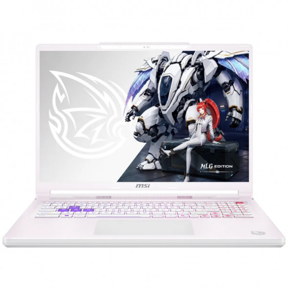 Ноутбук MSI Crosshair A16 HX MLG Edition E8WGXK-089XRUY (16&amp;quot;, IPS, AMD Ryzen 9 8940HX 2.4ГГц, 16 ядер, 16ГБ DDR5, 1ТБ SSD, NVIDIA GeForce RTX 5070 - 12 ГБ, без ОС), белый в Костроме