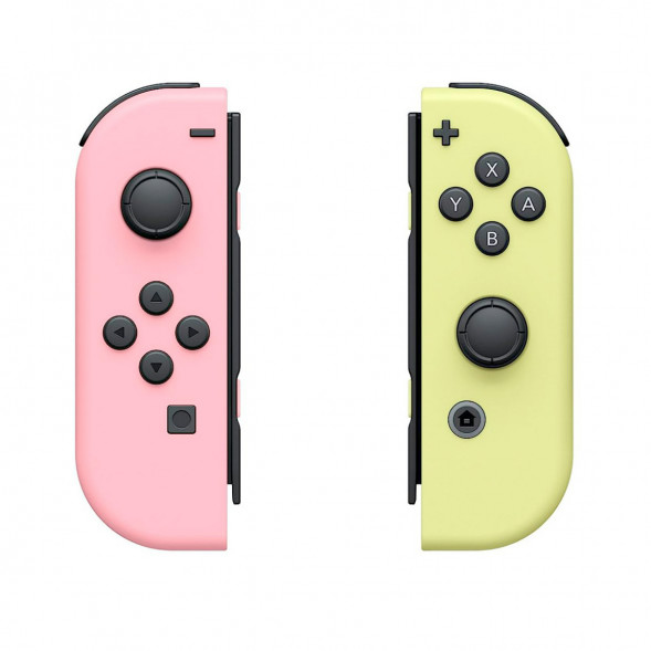 Геймпад Nintendo Switch Joy-Con controllers Duo, пастельный розовый / пастельный жёлтый в Костроме
