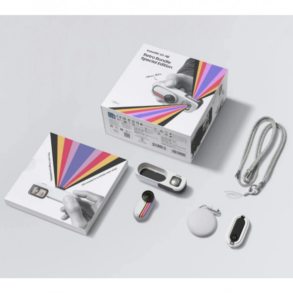 Экшн-камера Insta360 Go 3S Retro Bundle Special Edition 128ГБ, White в Костроме