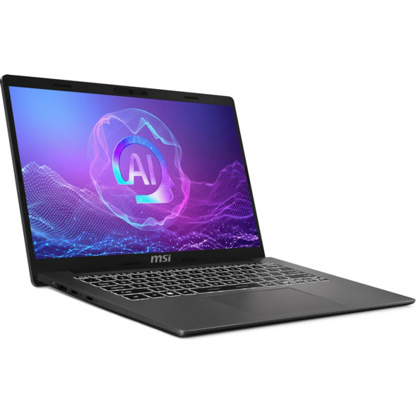 Ноутбук MSI Modern A14 AI+ F3HMG-041XRU (14&amp;quot;, IPS, AMD Ryzen AI 5 330 2ГГц, 4 ядра, 16ГБ DDR5, 512ГБ SSD, AMD Radeon 820M, без ОС), серый в Костроме