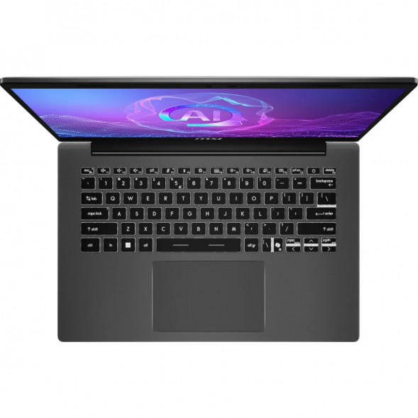 Ноутбук MSI Modern A14 AI+ F3HMG-041XRU (14&amp;quot;, IPS, AMD Ryzen AI 5 330 2ГГц, 4 ядра, 16ГБ DDR5, 512ГБ SSD, AMD Radeon 820M, без ОС), серый в Костроме