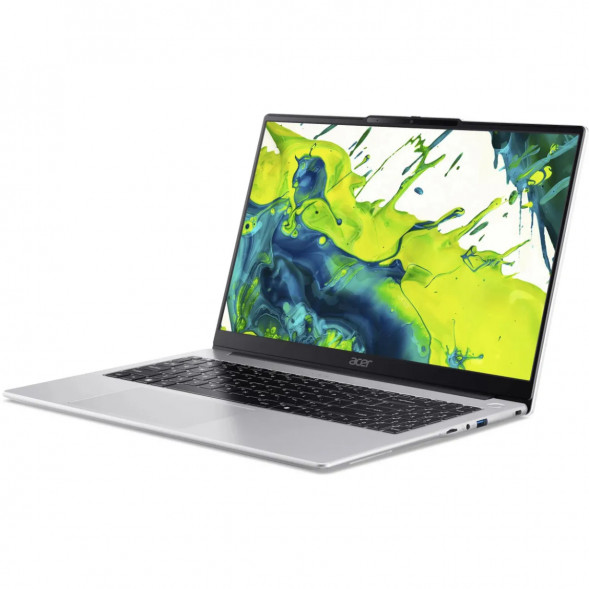 Ноутбук Acer Aspire Lite AL15-74P-569P (15.6&amp;quot;, IPS, Intel Core Ultra 5 125H 1.2ГГц, 14-ядерный, 16ГБ DDR5, 512ГБ SSD, Intel Arc, без ОС), серебристый в Костроме