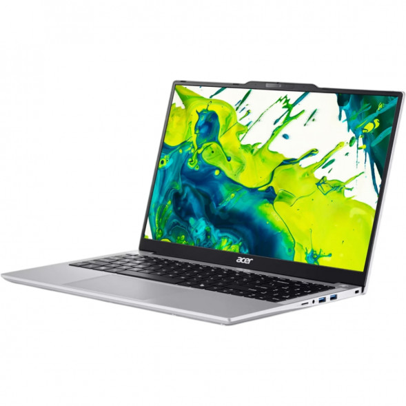 Ноутбук Aser Aspire Lite 15 AL15-53P-56PA (15.6&amp;quot;, IPS, Intel Core 5 120U, 10 ядер, 16 ГБ DDR4, 512 ГБ SSD, Intel Graphics, без ОС), серебристый в Костроме
